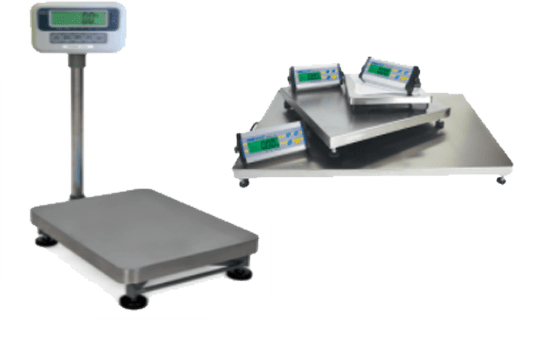 Bank- en pakketweegschalen