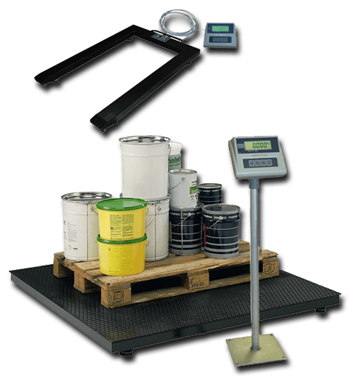Industriële palletweegschalen